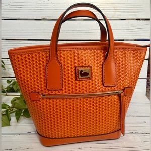 Dooney And Bourke Convertible Tote Orange